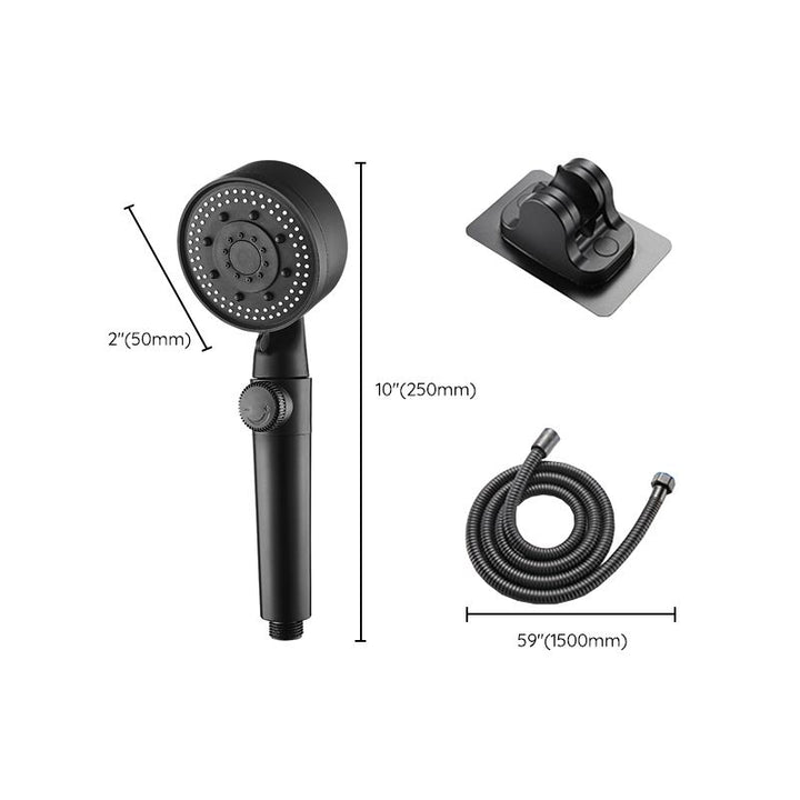 Lisslune | Modern Shower Head Plastic Wall Mounted Shower Head with Adjustable Spray Pattern