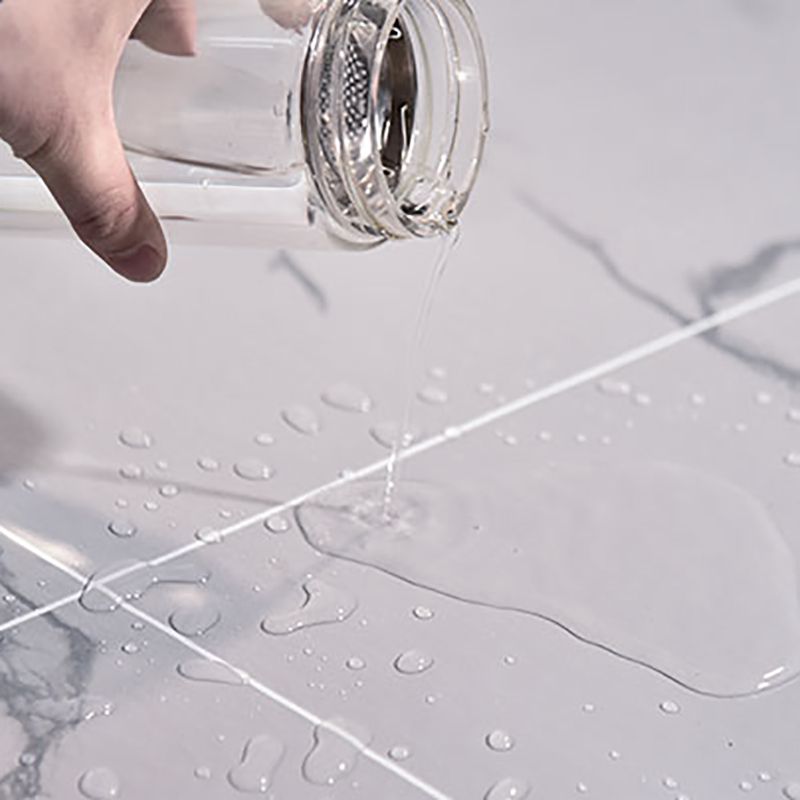 Lisslune | Rectangular Plastic Floor Waterproof Fabric Look Floor Tiles