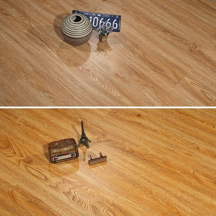 Lisslune | Brown Laminate Flooring Scratch Resistant Natural Oak Laminate with Click Lock