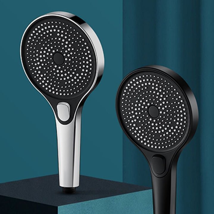 Lisslune | Modern Round Hand Shower Adjustable Spray Pattern Wall Mount Hand Shower