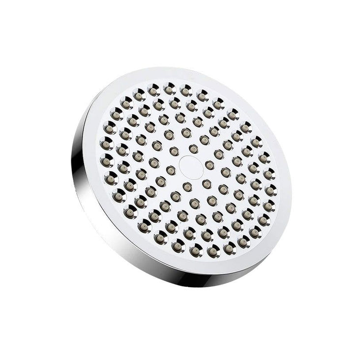 Lisslune | Modern Standard Shower Set Double Round Metal Adjustable Spray Pattern Shower Head