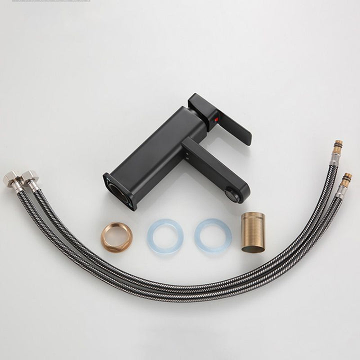 Lisslune | Sink faucet bathroom single lever low arc basin mixer