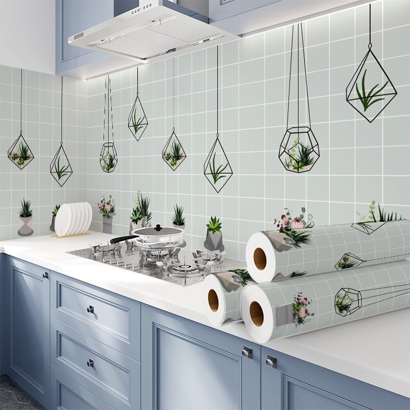 Lisslune | Modern Peel & Stick Mosaic Tiles Plastic Grid Peel and Stick Backsplash for the Kitchen