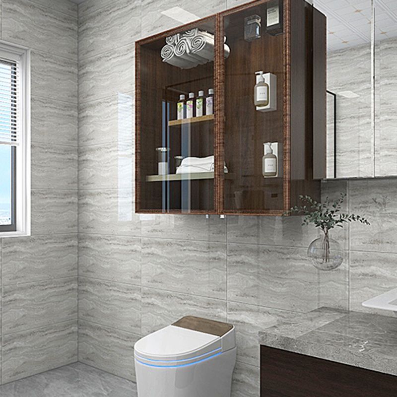 Lisslune | Contemporary Style Wallpaper Single Panel Bathroom Wallpaper with Rectangular Shape