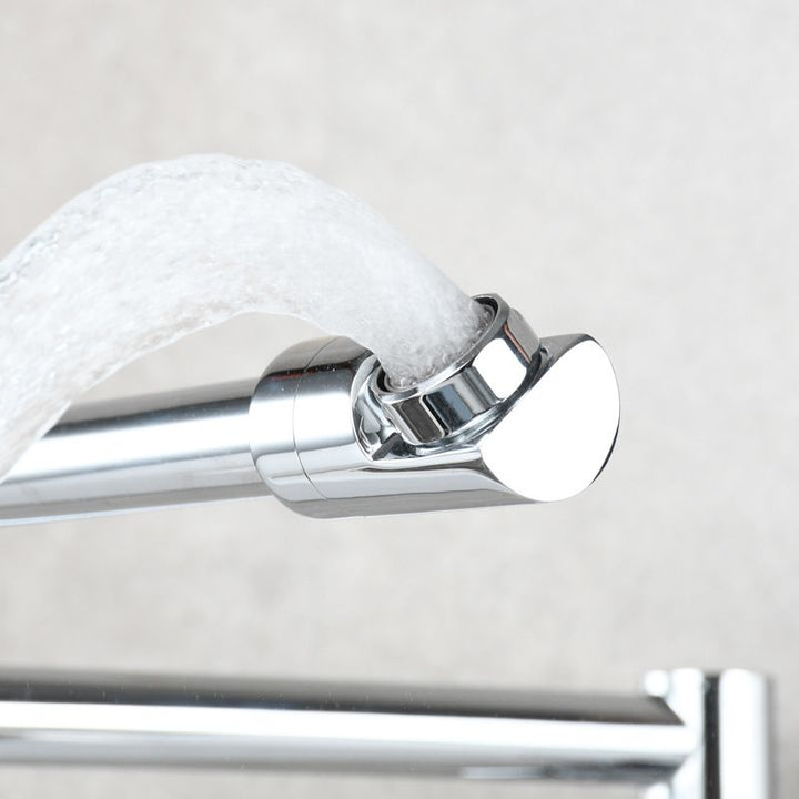 Lisslune | Modern Pull-down Faucet Single Handle Wall Mounted Pot Filler Low Profile 1-Hole Filler