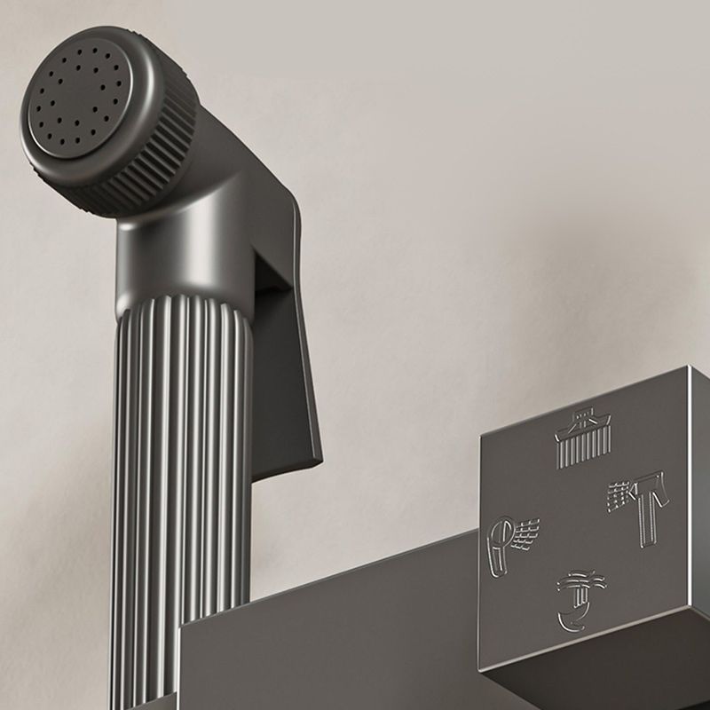 Lisslune | Modern shower accessories push-button shower head wall-mounted shower combination