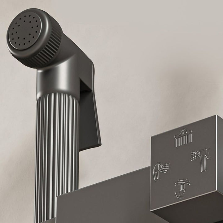 Lisslune | Modern shower accessories push-button shower head wall-mounted shower combination