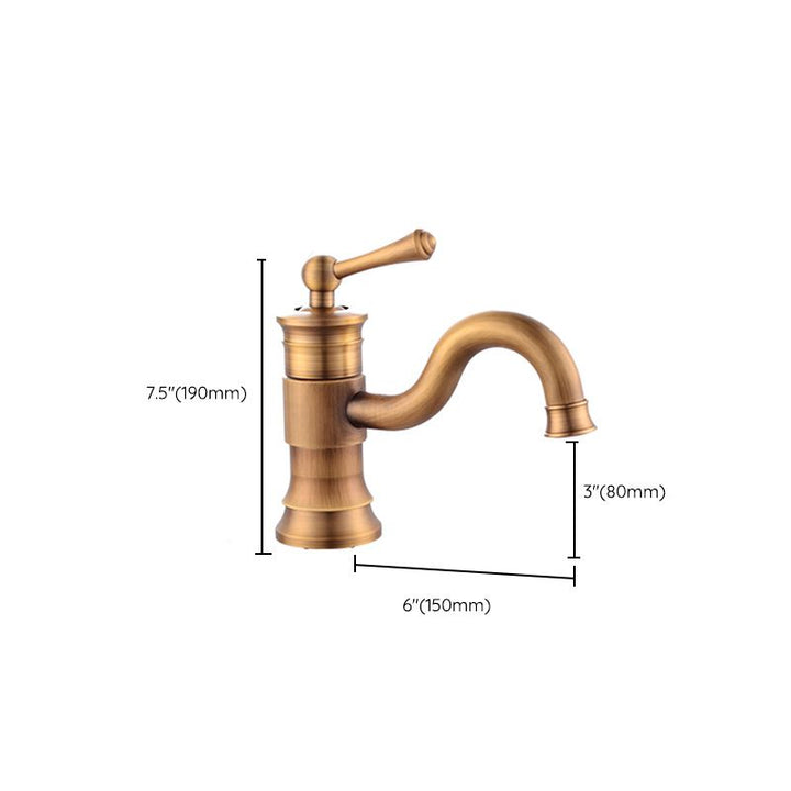 Lisslune | Classic basin mixer with swivel spout, single lever basin mixer