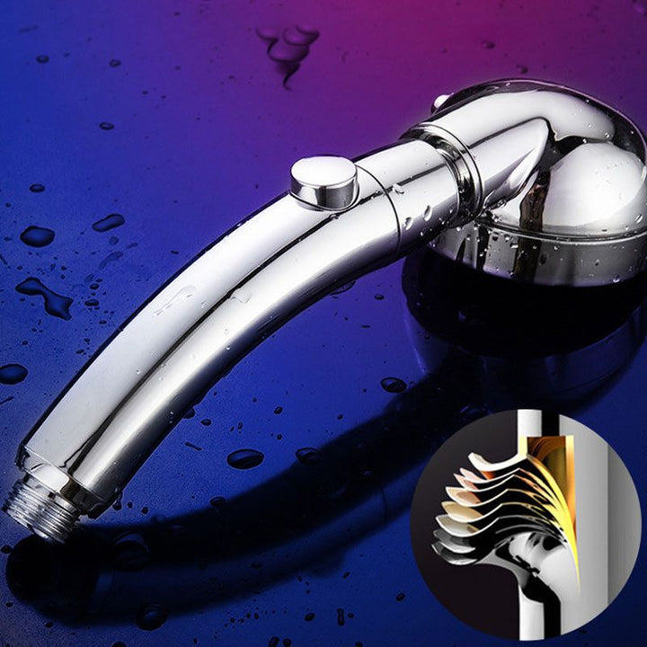 Lisslune | Contemporary Shower Combination Hand Shower Plastic Wall Mount Round Shower Head Combination