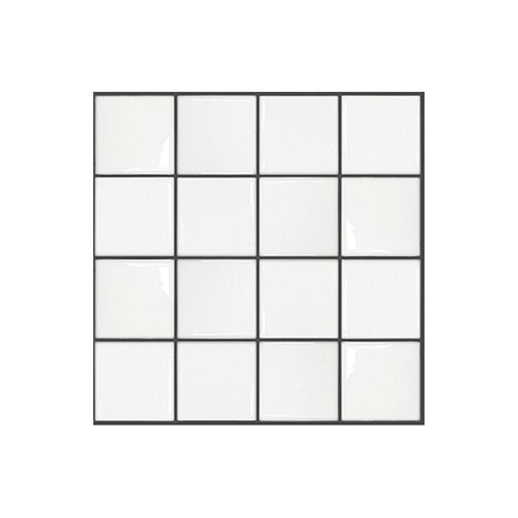 Lisslune | Square Peel and Stick Wall Tile PVC Waterproof Mosaic Tiles Wallpaper
