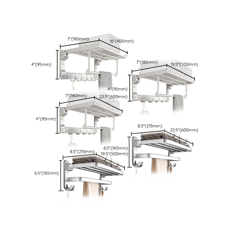 Lisslune | Metal Bathroom Hardware Set Adhesive Installation Bathroom Accessory Kit