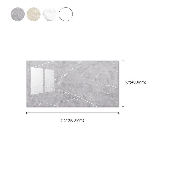 Lisslune | Polygon Peel and Stick Back Wall Tiles PVC Peel and Stick Tiles for Kitchen and Bathroom