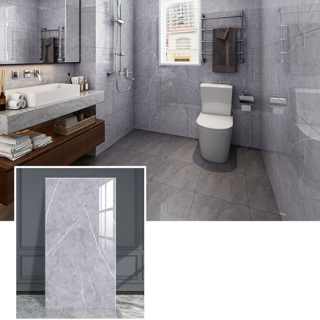Lisslune | Field tile wallpaper plastic waterproof peel and stick back wall with rectangular shape
