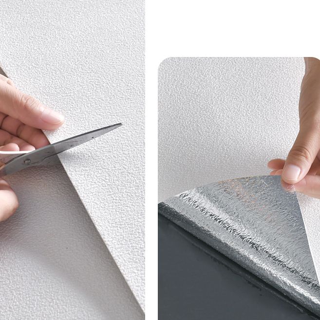 Lisslune | Modern Pearl Wall Molding Flat Wall Access Panel Peel and Stick Foam Baseboard