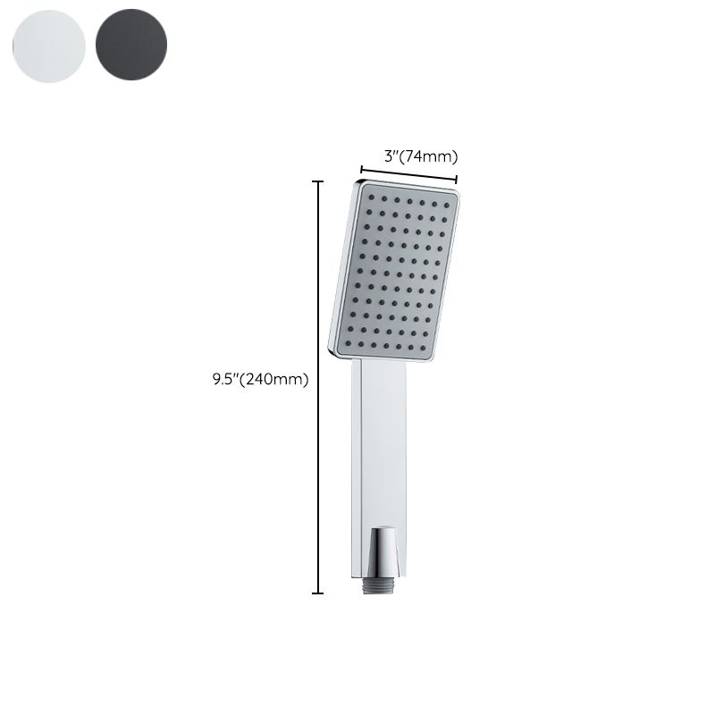 Lisslune | Contemporary Handheld Supercharged Showerhead Square Turbo Spray Head