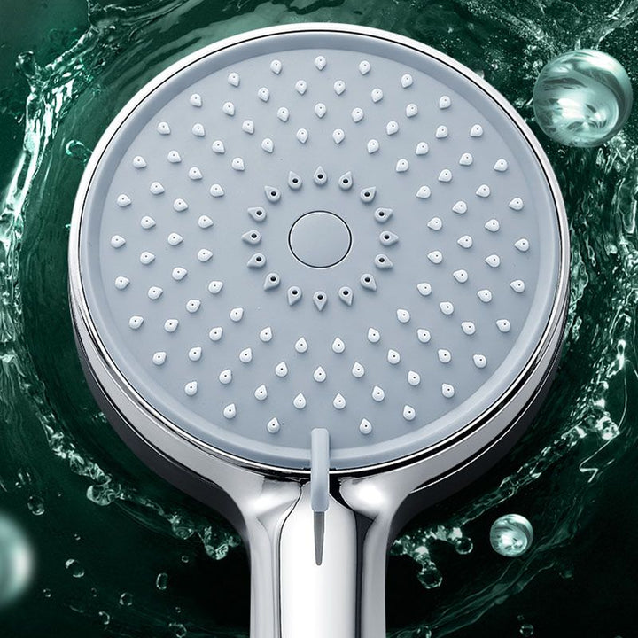 Lisslune | Round Handheld Shower Head with Self-Cleaning Wall-Mounted Shower Head