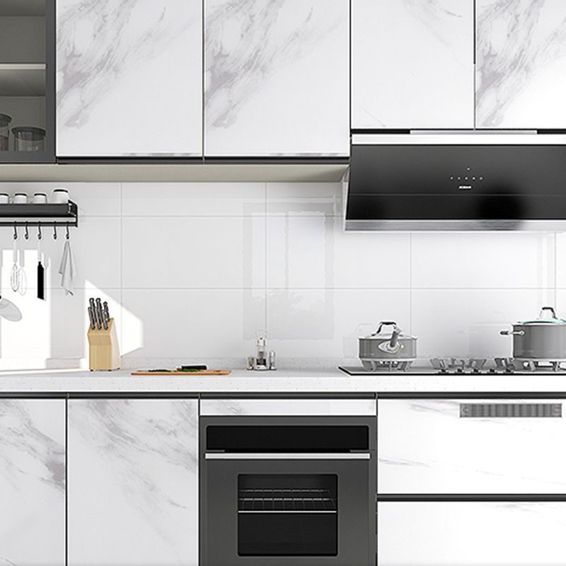 Lisslune | Modern Style Wallpaper Kitchen Individual Tile Peel and Stick Backsplash