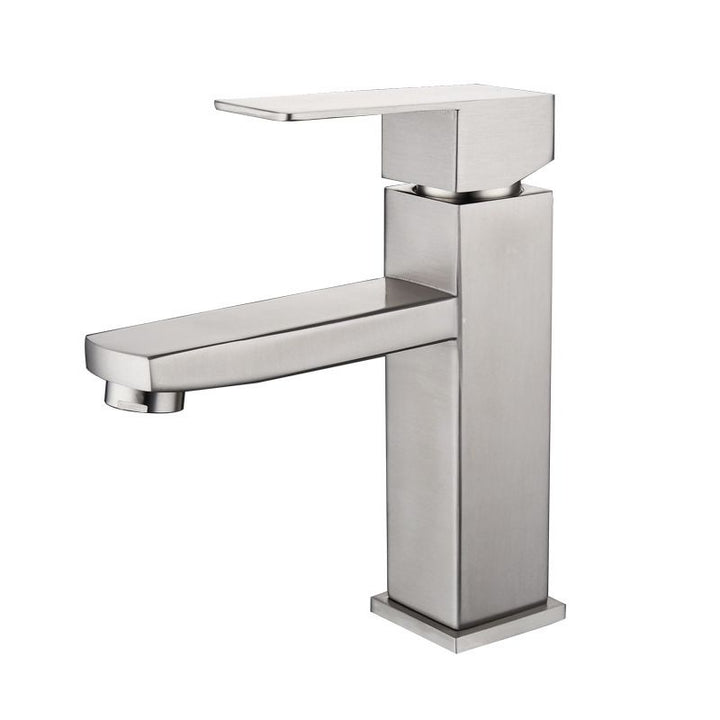 Lisslune | Basic Sink Faucet simple low arc metal centerset sink faucet for bathroom