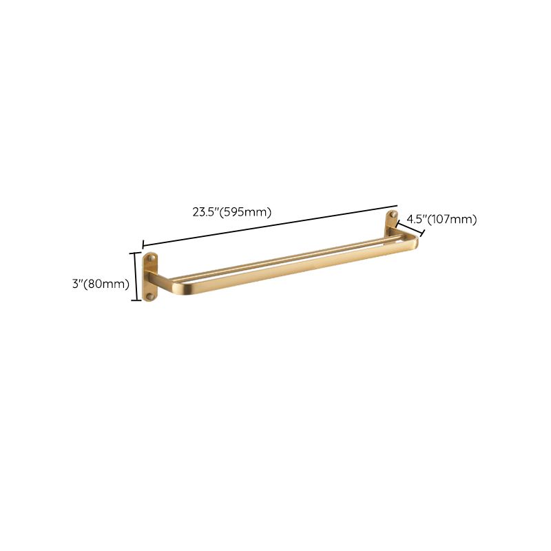 Lisslune | Modern Bathroom Hardware Paper Holder Bathroom Shelf Gold Bathroom Accessories Set