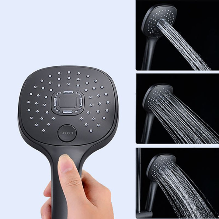 Lisslune | Plastic hands-free showerhead adjustable water flow showerhead