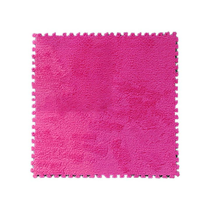 Lisslune | Modern Tiles and Carpet Plush Cut Composite Non-Slip Carpet Tiles