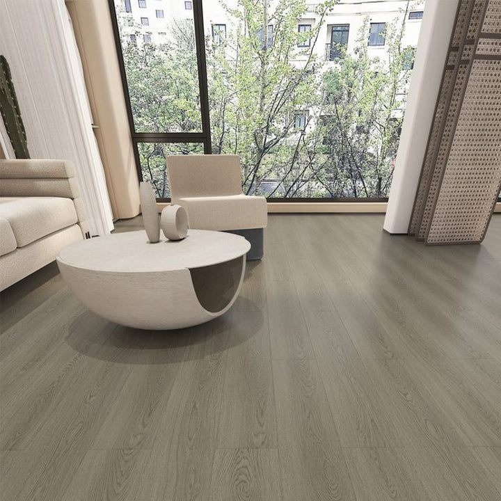 Lisslune | 49"x8" width E0 natural solid wood laminate flooring, click-lock, waterproof