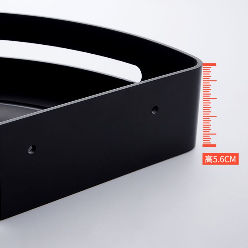 Lisslune | Black Bathroom Set Modern 1/2/3 - Piece Anti-Rust Bathroom Rack