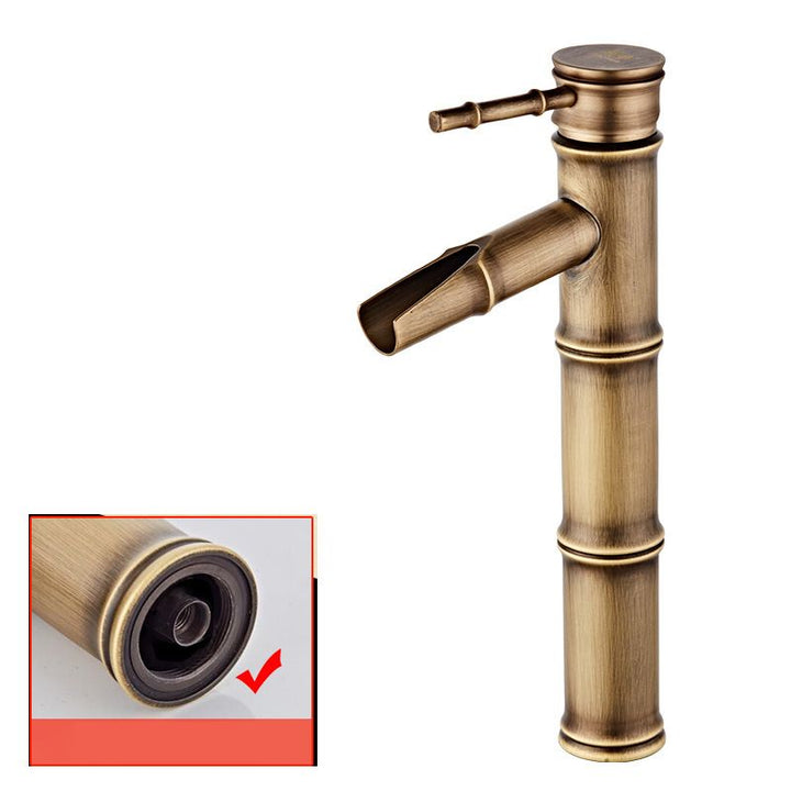 Lisslune | Lever handle basin mixer Land Low Arc Faucet Single Hole Bathroom Faucet