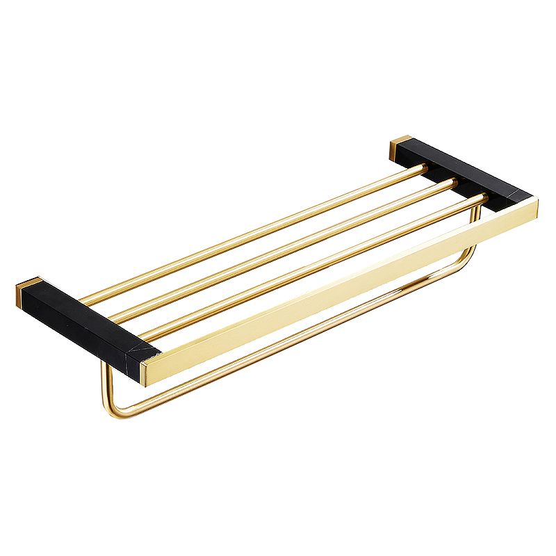 Lisslune | Metal and Marble Bathroom Minimalist Accessory as a Single Item or in a Set in Gold