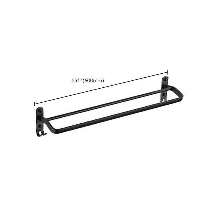 Lisslune | Modern Bathroom Accessories Set Towel Holder Black Soap Dish Bath Accessories Set
