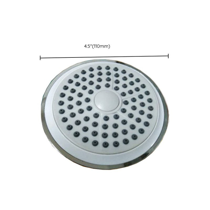 Lisslune | Round Fixed Shower Head Traditional Style Metal 5-Inch Fixed Shower Head