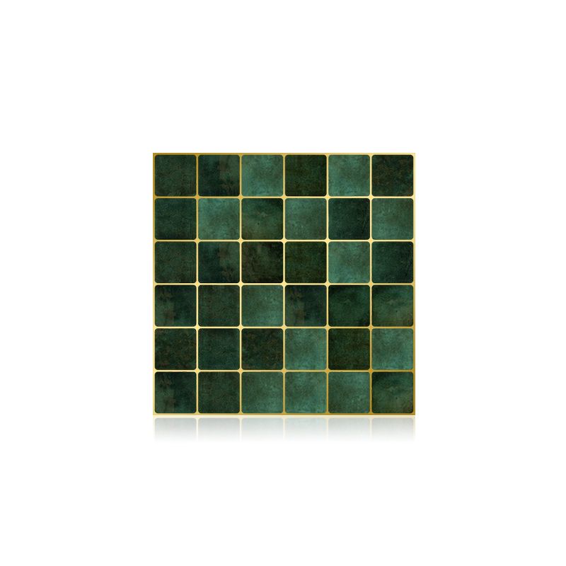 Lisslune | Mosaic Tiles Wallpaper PVC Square Form Peel and Stick Tiles