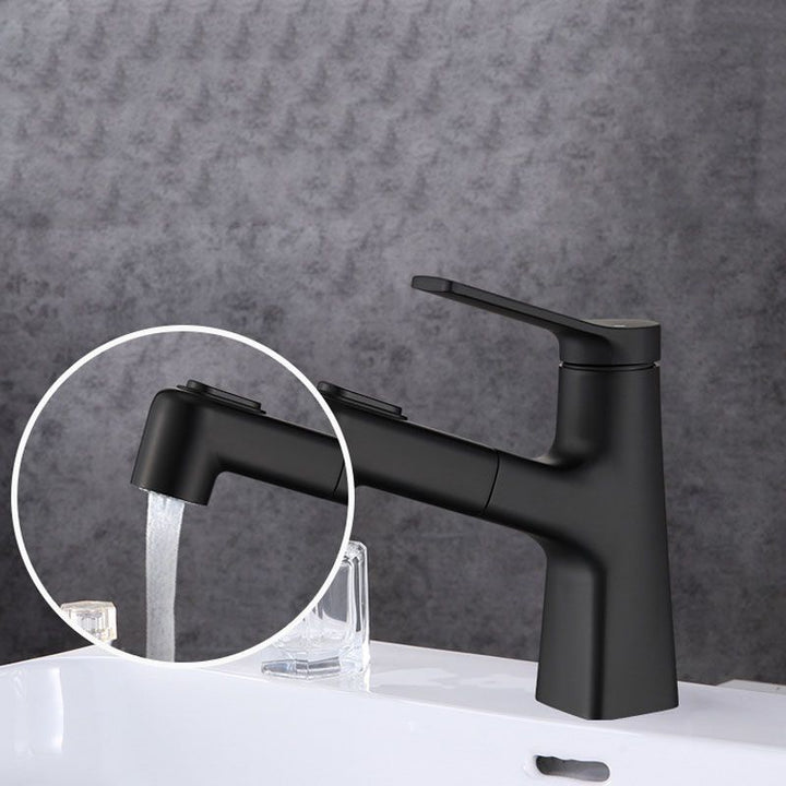 Lisslune | Contemporary Vessel Faucet Metal Single Lever Low Arc Vessel Faucet for the Bathroom