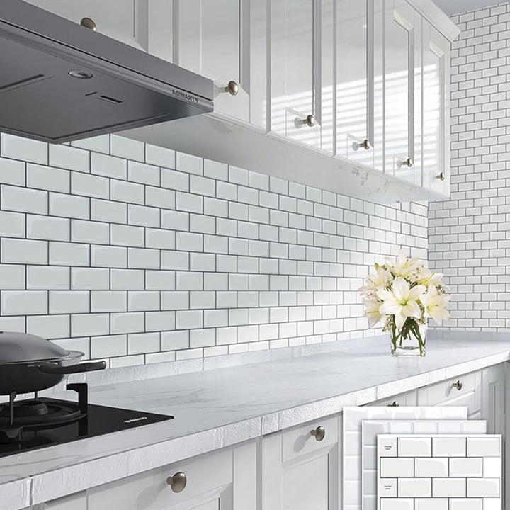 Lisslune | Modern Wallpaper Field Tile/Single Tile Peel and Stick Back Splash Kitchen