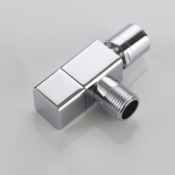 Lisslune | Contemporary Wall Mounted Bathroom Faucet Knob Handle Solid Brass Round Faucet