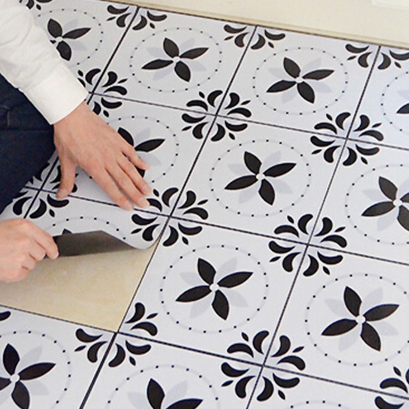 Lisslune | Modern Peel & Stick Mosaic Tiles PVC Single Panel Square Peel and Stick Wall Tile