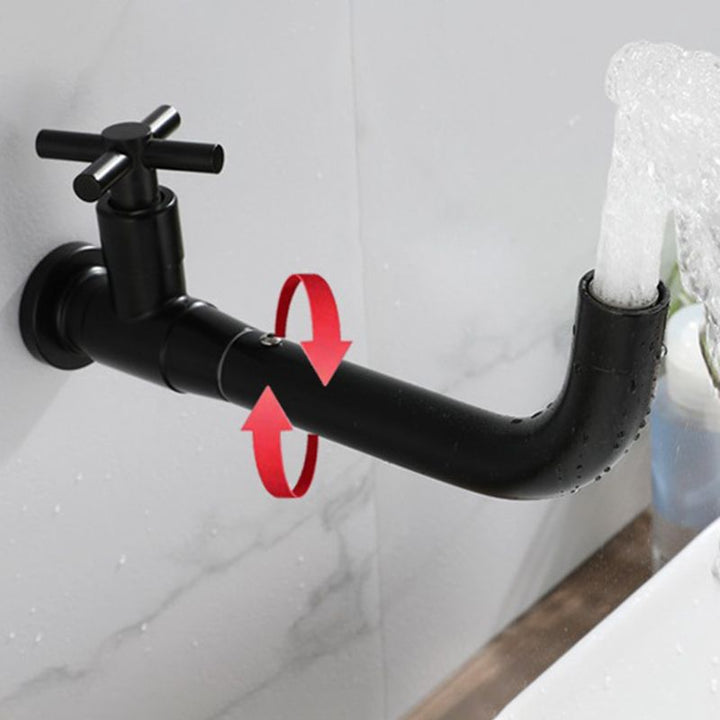 Lisslune | Modern 1-Hand Basin Mixer 1 Hole Wall Mounted Bathroom Faucet