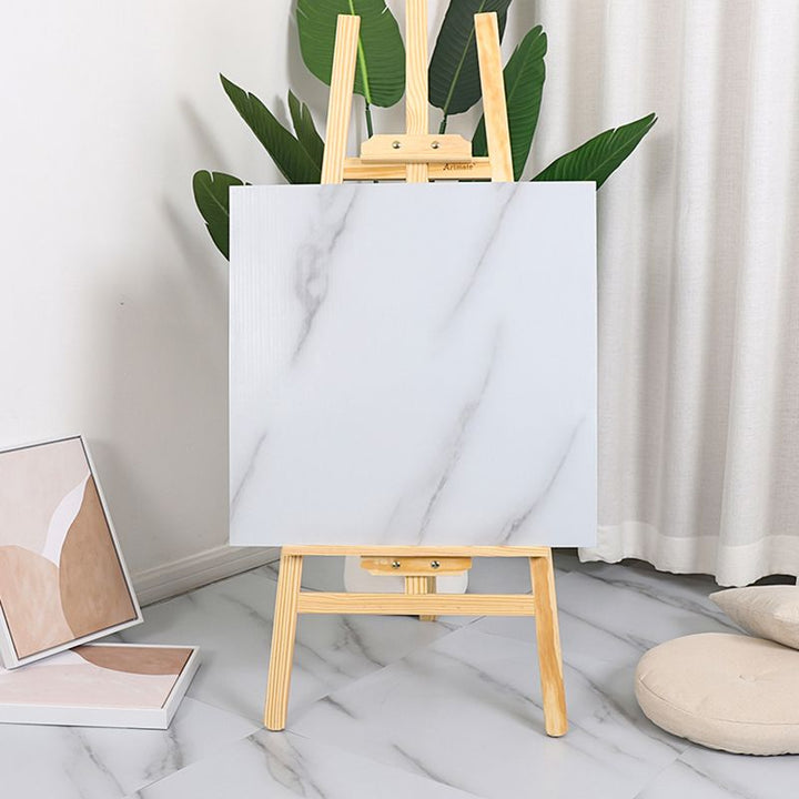 Lisslune | Indoor Vinyl Floor Peel and Stick PVC Marble Print Square Floor
