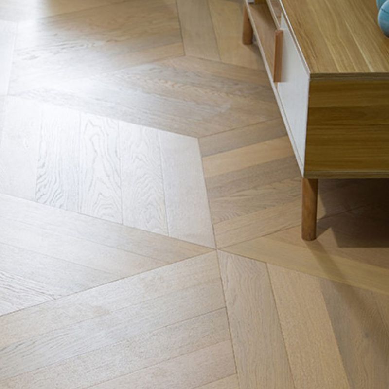 Lisslune | Traditional Wood Tiles Wire Brushed Parquet Click Lock Wood Floor Panels