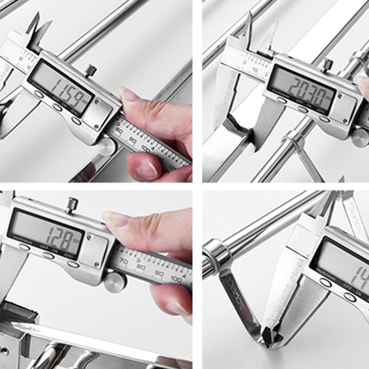 Lisslune | Contemporary Metal Bathroom Accessories Single Piece or as Set with Paper Holder
