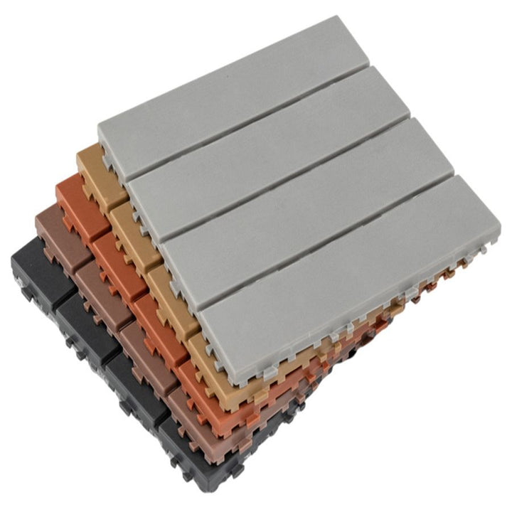 Lisslune | Scratch-resistant terrace boards Installable composite flooring tiles