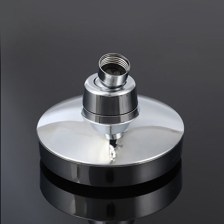 Lisslune | Round Fixed Shower Head Traditional Style Metal 5-Inch Fixed Shower Head