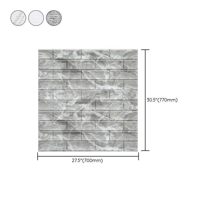 Lisslune | Industrial Wall Panel, 3D Brick Bathroom Wall Panels Set of 2