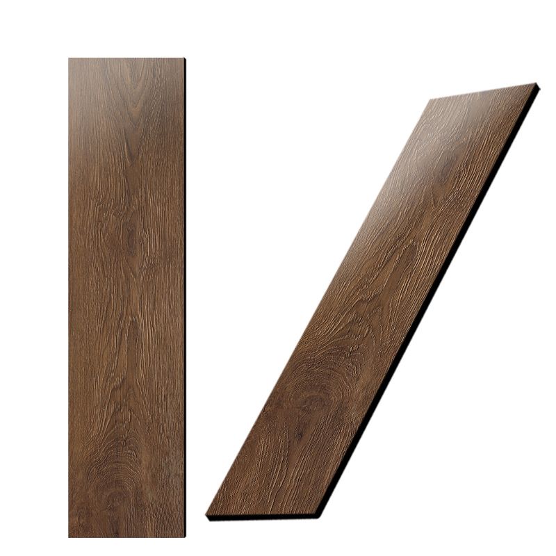 Lisslune | Rectangle PVC Flooring Smooth Peel and Stick Wood Look Vinyl Floor
