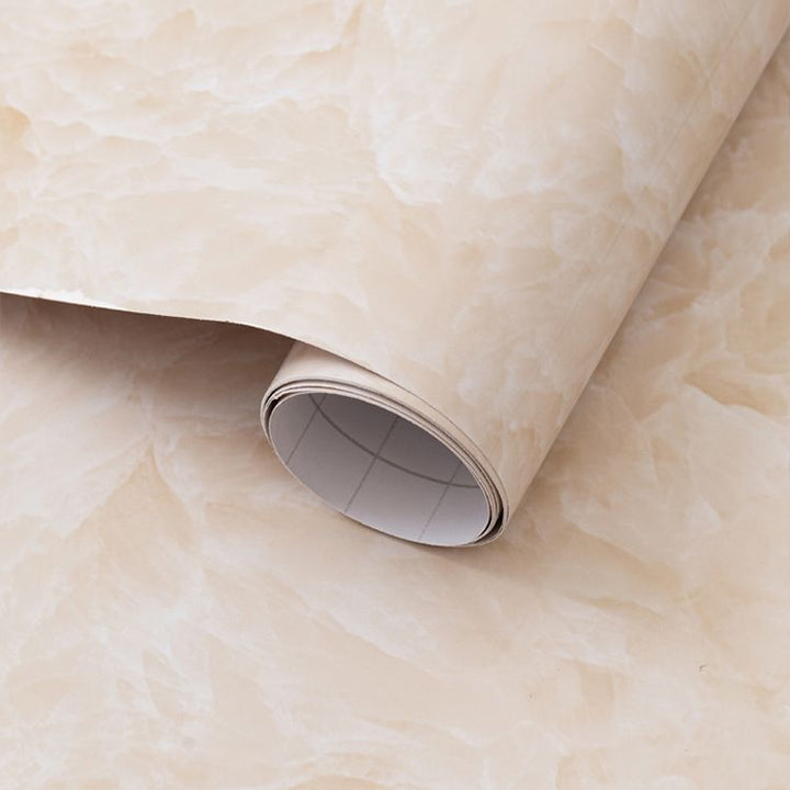 Lisslune | Marbleing Water-repellent Tile PVC Single Peel-and-stick Tile for Bathroom Back Wall