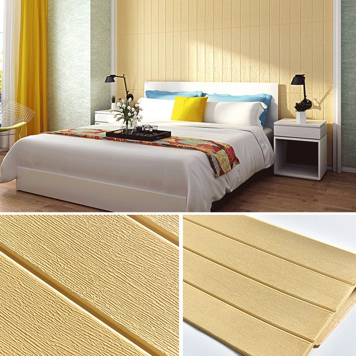 Lisslune | Farmhouse Wall Plank 3D Brick Bedroom and Living Room Wall Panel Set of 10