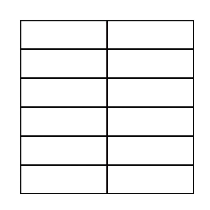 Lisslune | Tile Stripping & Sticking Rectangle White Plastic Waterproof Tile Stripping & Sticking for Shower 10-Pack