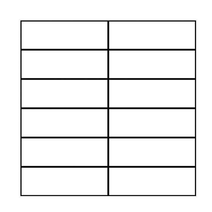 Lisslune | Tile Stripping & Sticking Rectangle White Plastic Waterproof Tile Stripping & Sticking for Shower 10-Pack