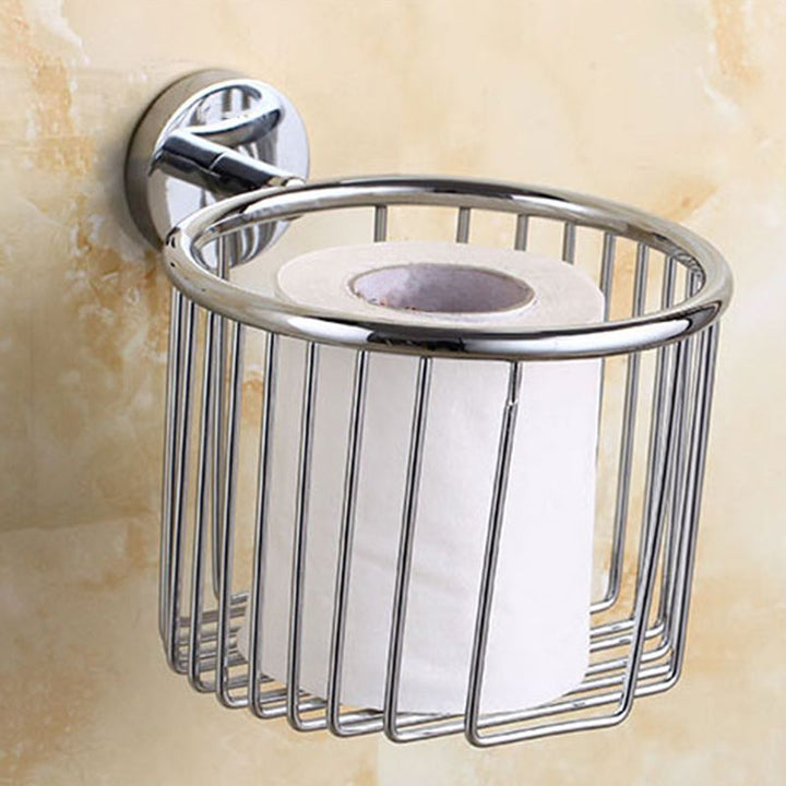 Lisslune | Modern Bathroom Accessory Set Stainless Steel Bathroom Rack Towel Holder Bathroom Accessory Set