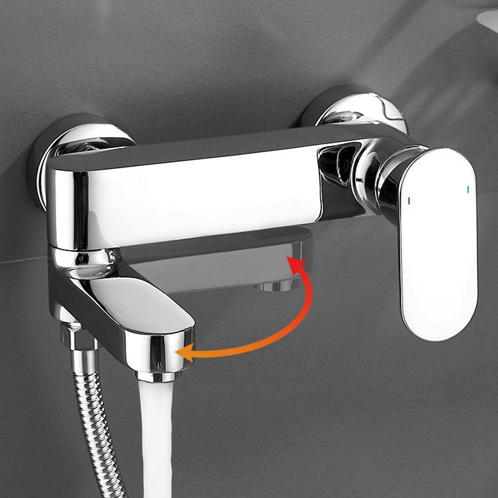 Lisslune | Modern Wall-Mounted Bathtub Faucet Trim Metal Single-Lever Bathtub Faucet Trim